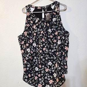 Torrid Floral Print Tank Size 2
